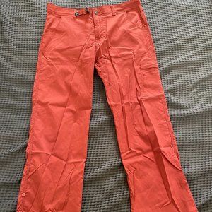 Prana Stretch Zion™ Pant in red, Men's size XL